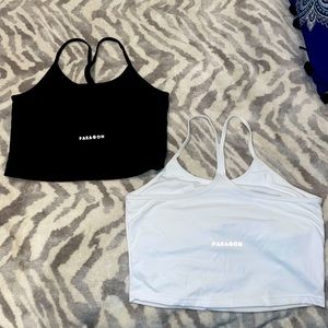 Paragon Crossback Bra. Colors Black & White. Size Small